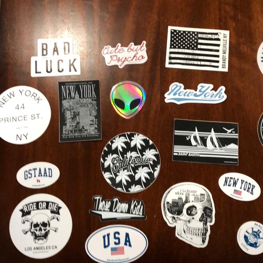 40 Brandy Melville stickers! - Picture 2 of 3